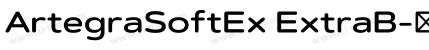 ArtegraSoftEx ExtraB字体转换